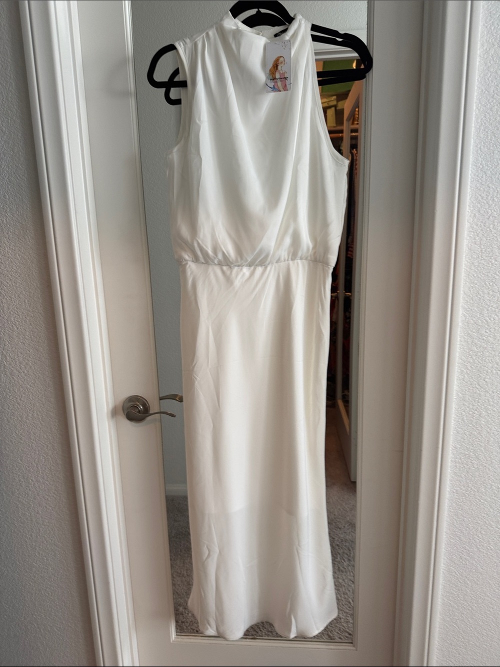 Sleeveless White Maxi Dress - Elegant Everyday
